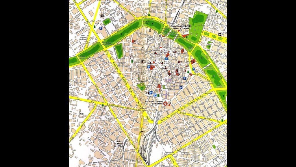 mapa subareas comunidad valenciana
