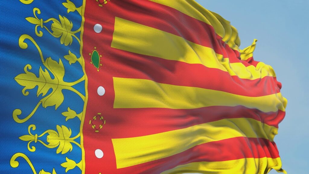 bandera comunidad valenciana vertical