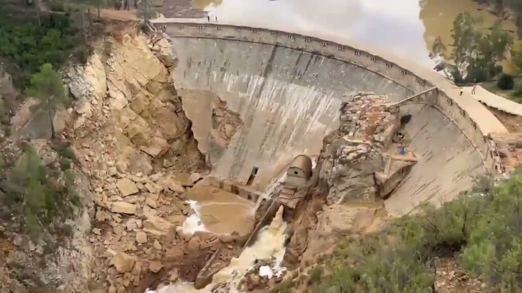 en valencia se rompe una presa