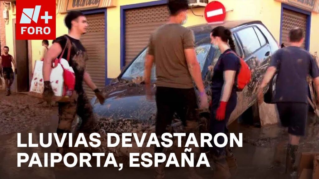 está lloviendo en paiporta valencia