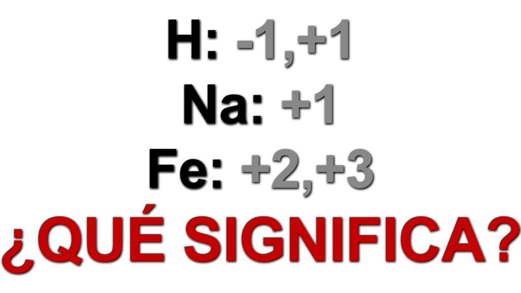 valencia en la quimica