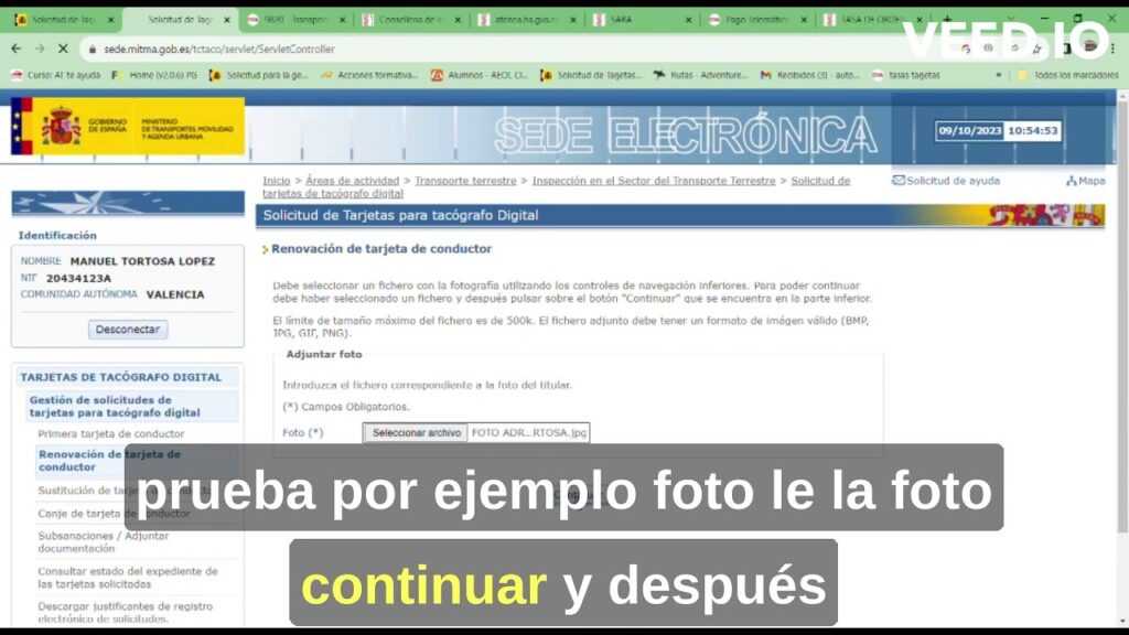 comunidad valenciana tacografo