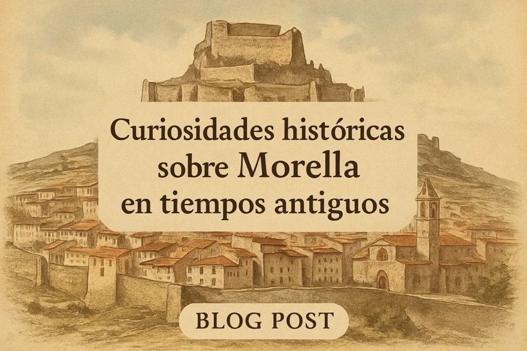 curiosidades históricas sobre Morella en tiempos antiguos