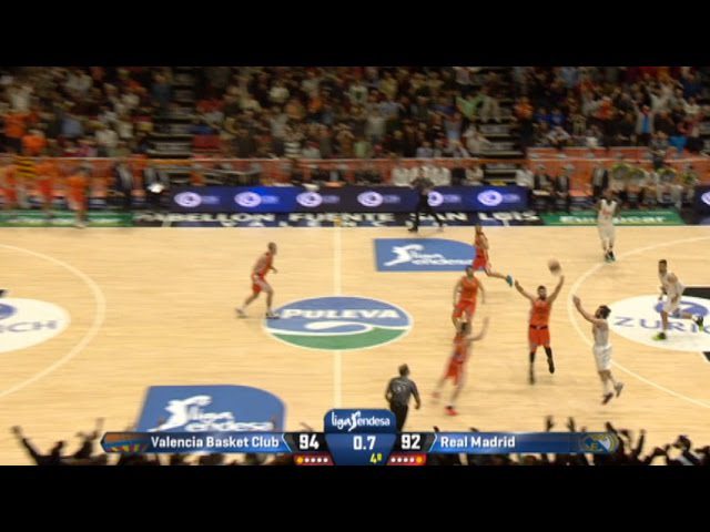 posiciones de valencia basket contra real madrid baloncesto