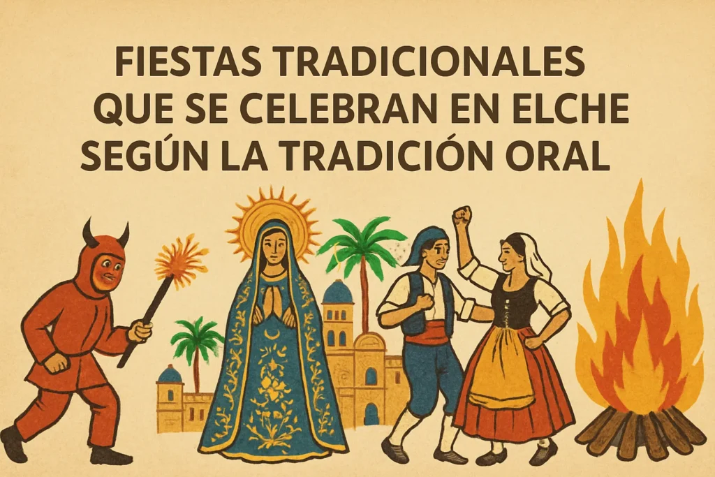 fiestas tradicionales que se celebran en Elche según la tradición oral