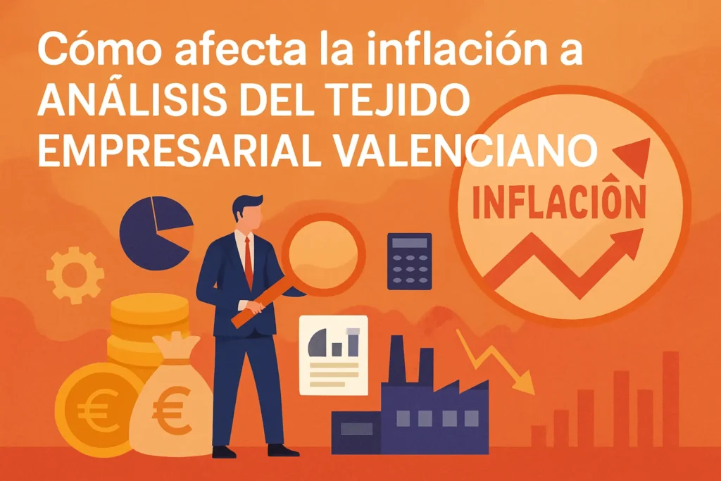 cómo afecta la inflación a Análisis del tejido empresarial valenciano