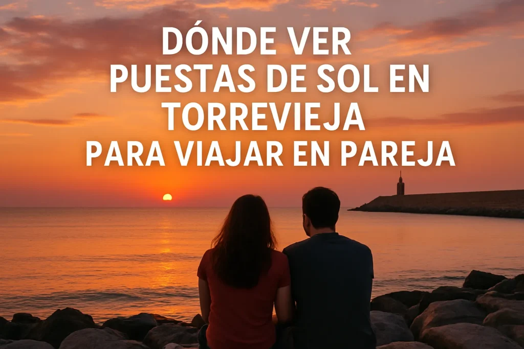 dónde ver puestas de sol en Torrevieja para viajar en pareja
