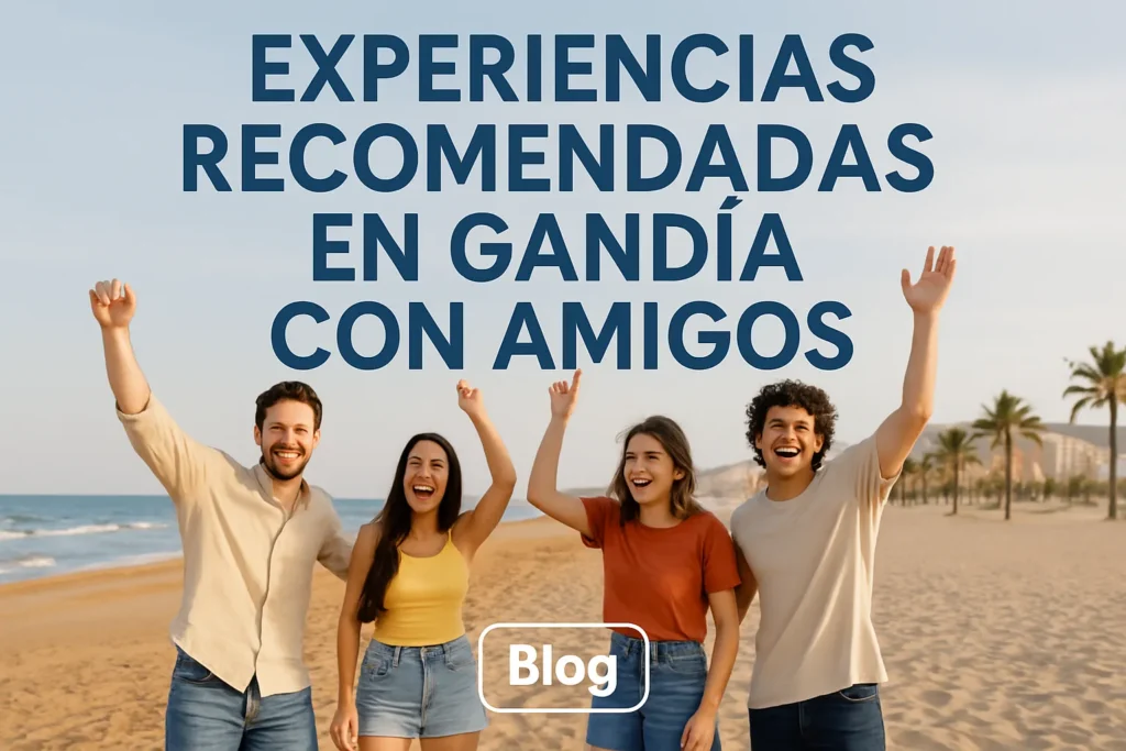 experiencias recomendadas en Gandía con amigos