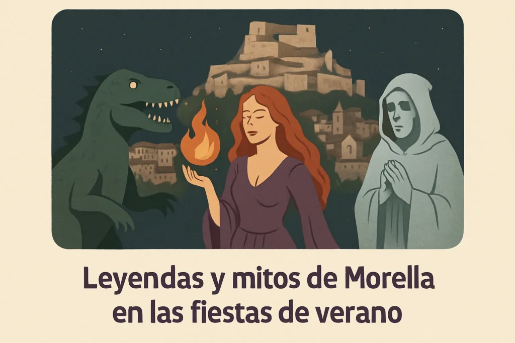 leyendas y mitos de Morella en las fiestas de verano
