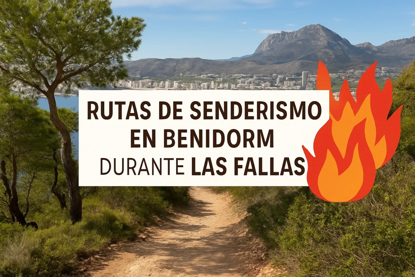 rutas de senderismo en Benidorm durante las Fallas