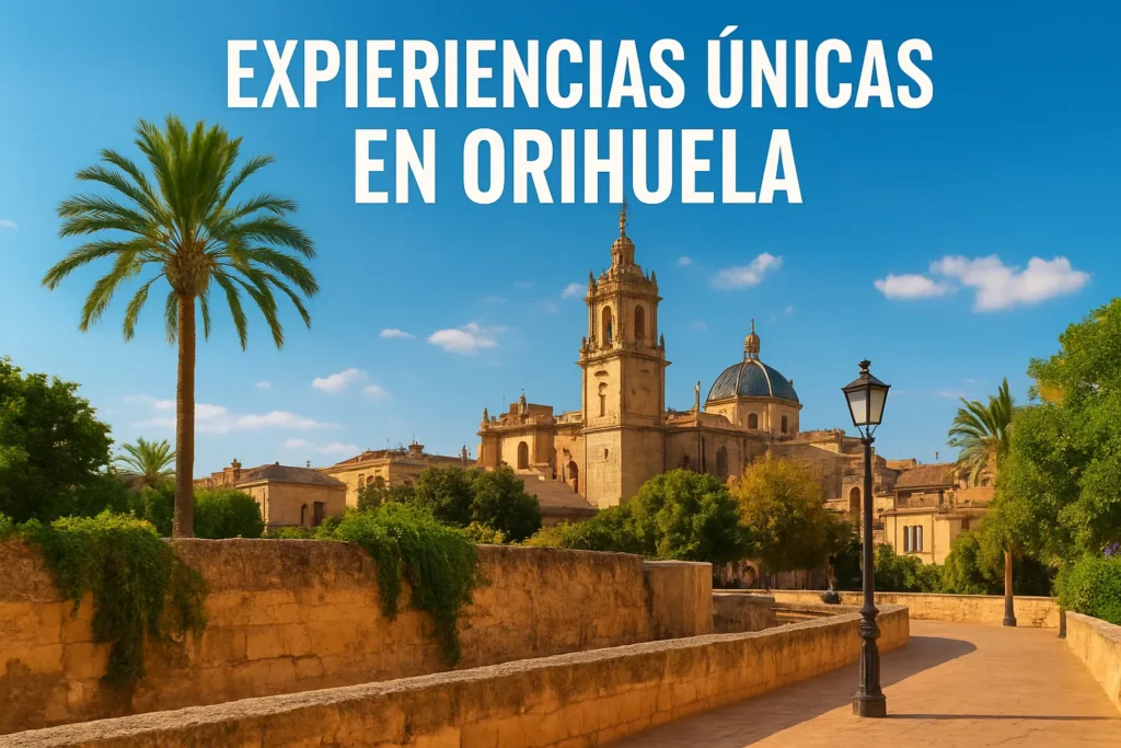 experiencias únicas en Orihuela