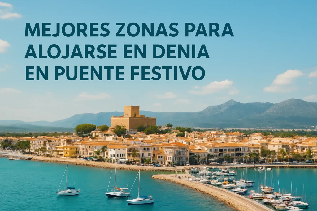 mejores zonas para alojarse en Denia en puente festivo