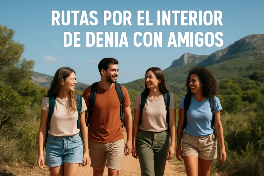 rutas por el interior de Denia con amigos