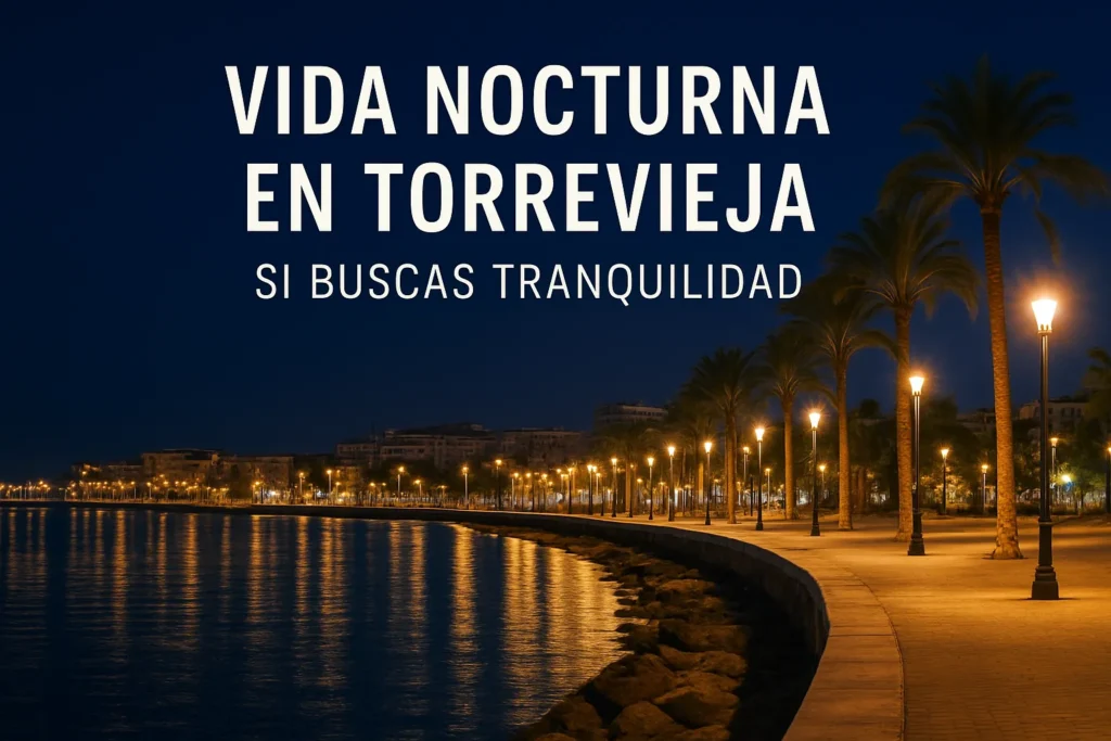 vida nocturna en Torrevieja si buscas tranquilidad