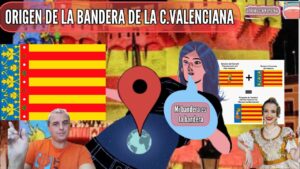 bandera comunidad valenciana vector