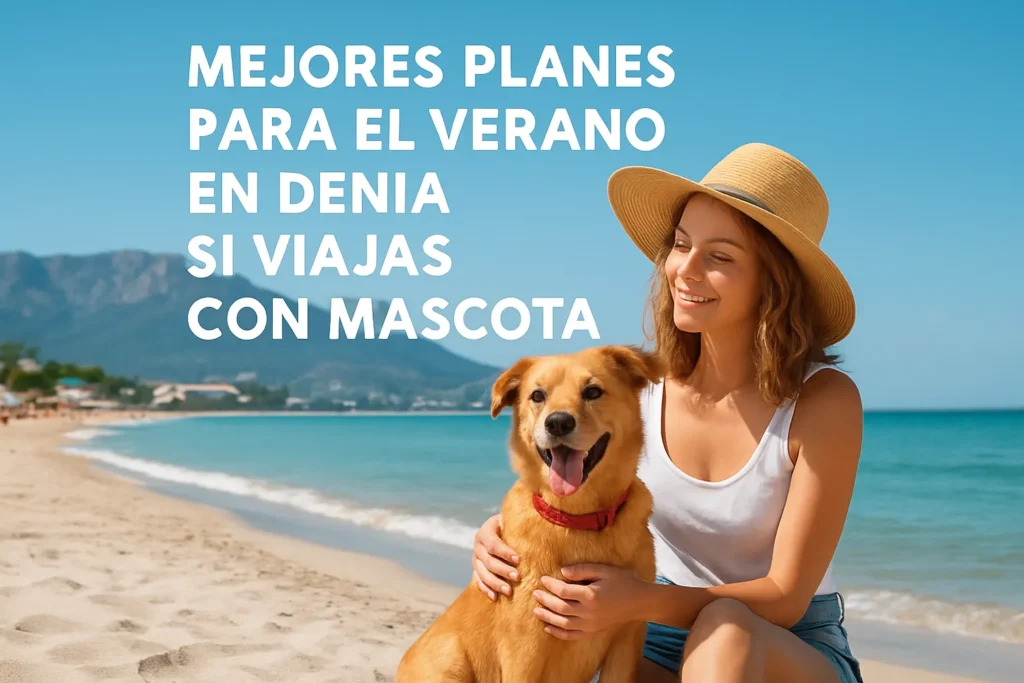 mejores planes para el verano en Denia si viajas con mascota
