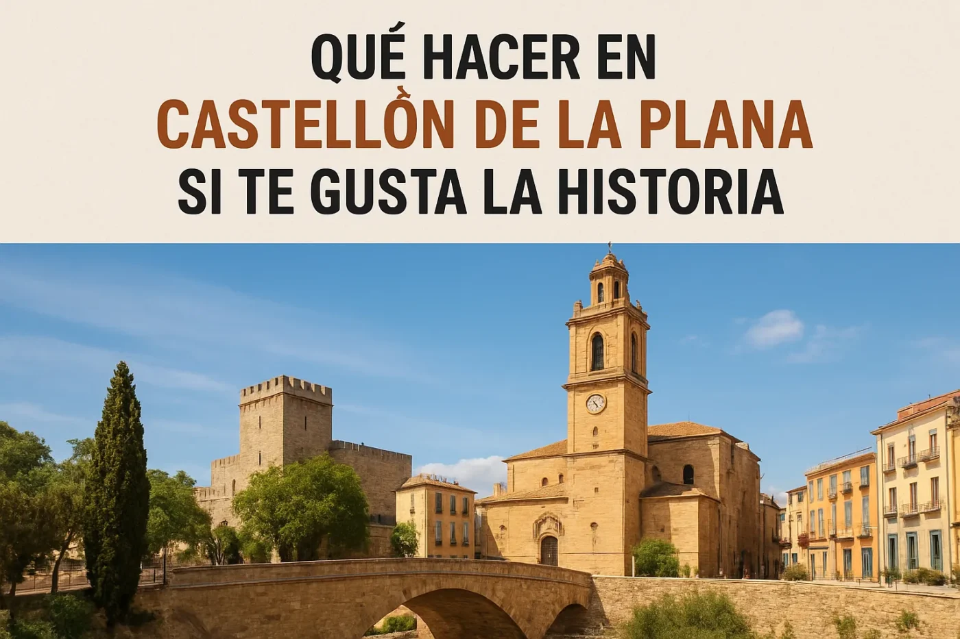 que-hacer-en-Castellon-de-la-Plana-si-te-gusta-la-historia - Valencia Noticias 24h qué hacer en Castellón de la Plana si te gusta la historia